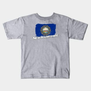 New Hampshire flag Kids T-Shirt